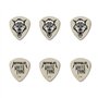 Jim Dunlop Boîte de 6 médiators guitare James Hetfield White Fang 1,14mm