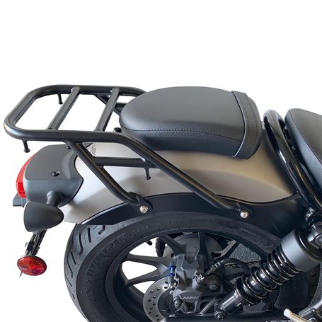 Lorababer Porte-Bagages arrière Noir pour Moto