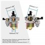 GOOFIT 19 mm carburateur Remplacement pour GX160 5.5HP Moteur GX200 16100-W61 zh8 avec Choke Levier