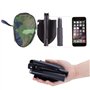 Diealles Pelle Pliante Militaire, Camping Multifonction Mini Pelle avec Étui pour Camping Randonnée Survie Outil Jardin Pelle,Un