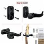 WiNGO Support mural pour guitare, Conception unique Support guitare mural porte crochet pour guitare acoustique électrique, ukul