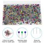 Kzouenzu Épingles Couture, 640 Pièces Epingles Couturiere Multicolores, Couleur Mixte, Epingle À Tête Ronde Couture en Verre, po