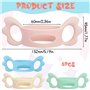 Guyode 4 Stück Porte Biberon Plusieurs Couleurs Support de Biberon Confortable et Durable Porte-bouteille en Silicone Alésage La
