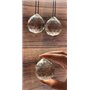 10 pièces Boule de Cristal Clair,Attrape-Soleil en Cristal,Attrape-Soleil pendentifs,Attrape-Soleil,Boule de Cristal Clair Prism