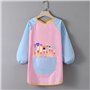 Blouse d'art Imperméable à Manches Longues pour Enfants avec Poche