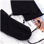 50 pièces Étuis à lunettes souple Etui de protection en microfibre noir Etui de nettoyage Lunettes de soleil Lunettes de vue Poc