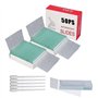 Lot de 100 lames de microscope en verre - 25