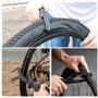 Vélo Pinces à Pneu,Pince À Pneu De Vélo,Portable Outil de Démontage de Pneu de Vélo,Pince Demonte Pneu Velo Pince,Livré avec 2 D
