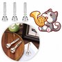 HJYDGJ Lot de 3 accessoires pour instruments de trompette en laiton 3C, 5C, 7C, Taille Instrument Accessoires Embout de trompett