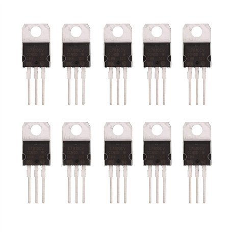 10PCS L7810CV L7810 1.5A 10V Transistor TO-220 de régulateur de tension à trois bornes