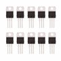 10PCS L7810CV L7810 1.5A 10V Transistor TO-220 de régulateur de tension à trois bornes