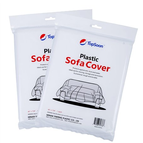 TopSoon (Pack of 2 Housse de Fauteuil Plastique Transparent 193 x 117 cm