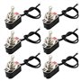 FULARR 6Pcs Professionnel Voiture Mini Commutateur à Levier avec Pré-Câblé