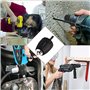 DEWIN Mandrin Visseuse, Adaptateur Foret Visseuse 3/8-24UNF 0.8-10MM Clip de Mandrin de Foret Sans Clé avec Adaptateur de Tige H