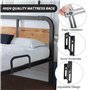 mongtsamz Arret Matelas Réglable Cale Matelas, Barre de Retenue de Matelas Métal Arret de Matelas Stabilisation de Matelas pour