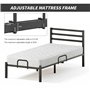 mongtsamz Arret Matelas Réglable Cale Matelas, Barre de Retenue de Matelas Métal Arret de Matelas Stabilisation de Matelas pour