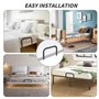 mongtsamz Arret Matelas Réglable Cale Matelas, Barre de Retenue de Matelas Métal Arret de Matelas Stabilisation de Matelas pour