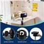 mimzemamz Support Videoprojecteur pour Cadre de Lit, C-Pince Support Projecteur Réglable Rotation, Desk Bedside Support en Métal