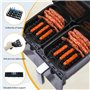 Grille Air Fryer, Moule Air Fryer, Usage GéNéRal Air Fryer Accessoires, Plat Silicone Air Fryer pour Cuire Le Bacon, Les Hot-Dog