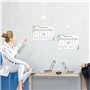 Planificateur Semainer Effaçable, Tableau Weekly Planner, Planning Semainer Mural, Planification Hebdomadaire Board pour Bureau