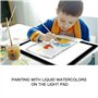 GAOMON GB4 Taille LED Tablette Lumineuse 5 MM Ultramince Tablette Dessin Lumineuse Pad USB Art Dessin pour l’Esquisse et Copie (