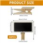 Rectangle Mini Tableaux Mémo avec Pince pour Étiquette de Prix