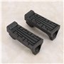 EBTOOLS pour ybr fairings pour caoutchouc pour cale pied moto pour cale pied avant ybr 125 2012 1 Paire de Repose-Pieds de Repos