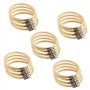MANCHAP Lot de 20 cercles à broder réglables de 15 cm pour travaux manuels