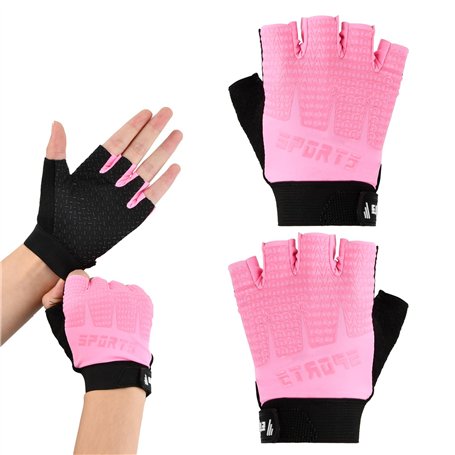Ziyonix Gants Cyclisme Demi-Doigts pour Enfant 6-10 Ans