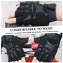 Ziyonix Gants Cyclisme Demi-Doigts, Gants de Protection Sportifs pour Enfants Moto Enfant sans Doigts Mitaines de Cyclisme Antid