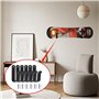 Abiyou 6 Pièces Support Mural pour Snowboard, Support Horizontal pour Snowboard avec Vis, Support Skateboard Mural, Support Mura