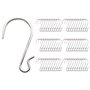 Abiyou 60 Pièces Crochet S Acier Inoxydable