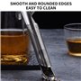 2Pièces Infuseur Thé,à Filtre en Acier Inoxydable Tea de Passoire Maille Fine,Cuillere Tube Infuser Strainer épices Filter,Sache