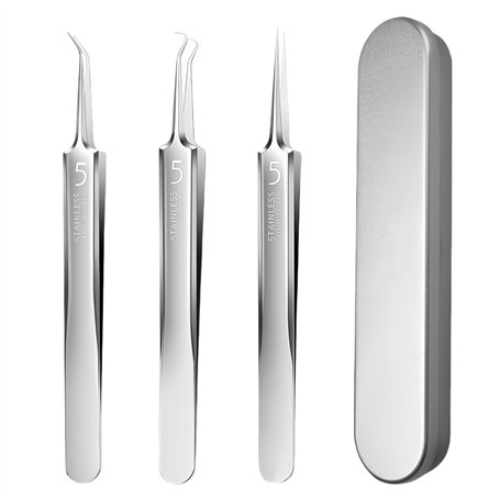 3 Pièces Pince Point Noir