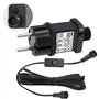 Transformateur LED CZJUTAI IP44 Alimentation pour éclairage de Noël avec prise - Prise européenne （ EL/FC36V12W) avec interrupte