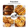 Wixovo Presse à Burger 12cm, Presse a Steak Haché, Moule Steak Haché, Presse à Hamburger en Acier Inoxydable pour Cuisine et BBQ