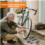 Outils Vélo 12 Pièces – Dérive Chaine Vélo et Pince à Chaine, Robustes et Polyvalents, Convient à la Réparation et à l’Entretien