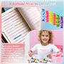 KYYGKY 36 PCS Mini Surligneurs Bonbon - Pastel Kawaii, Pailleté, Pointe Fine, Fluo - Stylos 6 Couleurs Pour Dessiner Peinture