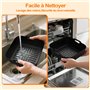 Cofvetia 3 Pièces Moule Silicone Air Fryer, Accessoires de Friteuse à Air Chaud pour Cosori 4.7L - 6.5L, Panier Moule Airfryer R
