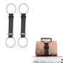 2 Pièces Noir Sangle de Fixation Élastique pour Bagages