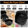 3 Pièces Moule Silicone Air Fryer 2 x 3.1L + 1 x 6.2L,Plat Air Fryer Accessoires,Réutilisable Airfryer Accessoires pour Philips 