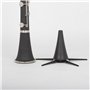 Support de clarinette en plastique noir – Compatible avec clarinettes en La et Sib – Cône court – Léger