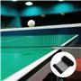 Filet de tennis de table pour toutes les tables, 180 × 15 cm, filet de tennis de table portable pour l'extérieur et l'intérieur,