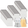 UZSUZZ Sac à Chaussures de Voyage，30 Pièces Housse de Protection pour Sac de Rangement Housses Chaussures Sac à Cordon Anti-Pous