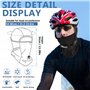 Botack Guêtres pour le visage Protection UV Anti-poussière Cagoule Cyclisme Course Golf Randonnée, Lot de 2.