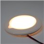Namvo 12v RV Bateau 9.5cm Dimmable Panneau LED Plafonniers avec Bouton Tactile Blanc Chaud 3000K 2.4W 800LM Remorque Intérieur L