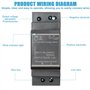 Bloc d'alimentation pour rail DIN HDR-30-24, bloc d'alimentation rail DIN 24 V, transformateur pour rail DIN pour industriel, tr