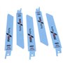 ENET 5pcs S922BF 150mm Lames de Scie Sabre Alternatif a vu Lames de Coupe métal pour Bosch