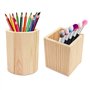 TTBDDM 2 Pièces Porte-Stylos En Bois