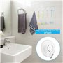 Filet Savon Solide Douche avec 5Pcs Crochet Ventouse